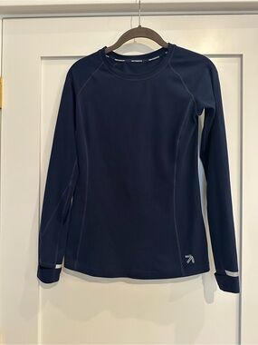 New Balance Women's Navy Long-Sleeve Performance Tee